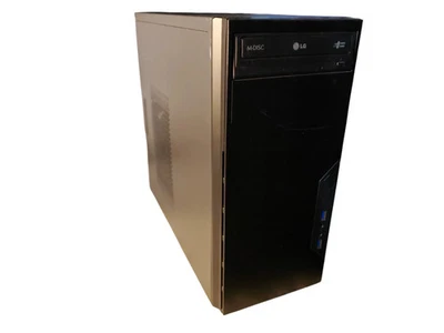 Custom PC, ASUS H87M-PLUS, I5-4590, 12GB RAM, NO HDD - Image 1 of 4