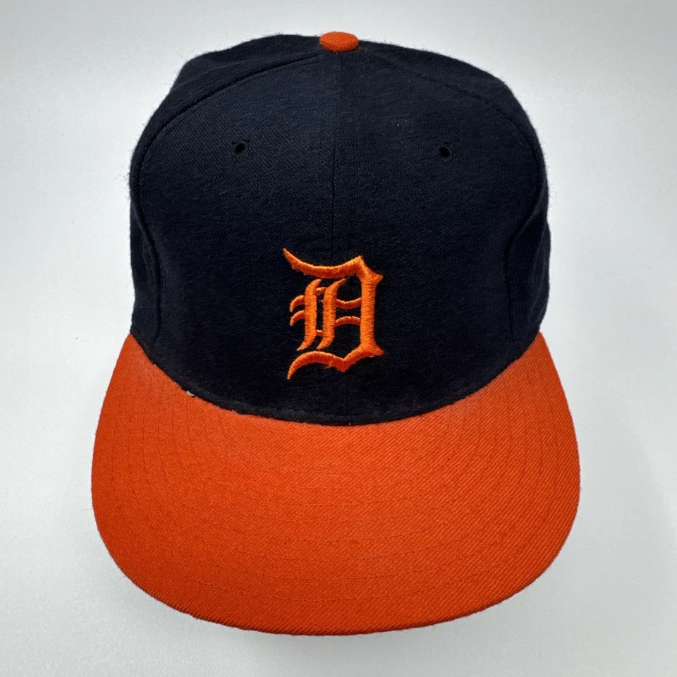 Vintage Detroit Tigers Hat Cap 7 1/4 New Era 5959 Pro Model Diamond Collection - Image 1 of 4