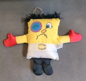 Vintage 1985 Pillow People Stuffed Yellow Pillow Fighter Plush Mini - Picture 1 of 7
