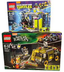 LEGO 79119 79115 Mutation Chamber Unleashed Van Takedown Ninja Turtles Sealed