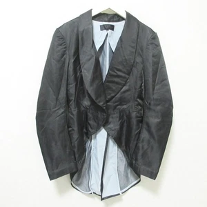 Used Comme Des Garcons Polyester Silk Tail Jacket Ad2004 M Black Women - Picture 1 of 8