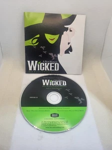 Wicked, Original Broadway Cast Soundtrack, CD And Insert Only. LIKE NEW Conditio - Imagen 1 de 2