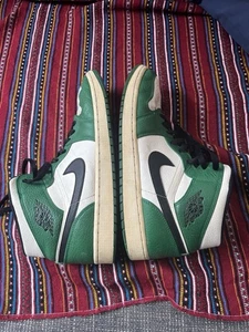 Nike Air Jordan 1 Mid Se Pine Green Black-Sail 85254-301 Größe 47 - Bild 1 von 8