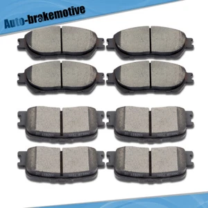 Front Rear Ceramic Brake Pads For 2004-2006 Lexus ES330 & 2005-2006 Toyota Camry - Picture 1 of 5