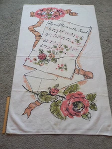 Vintage Cannon Beach Towel "Love Letters In the Sand" - Picture 1 of 7