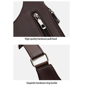 Anti Theft Bag For Men Adjustable Phone Holster Bag PU Leather Imaginative - Bild 1 von 14