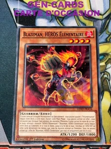 Yu Gi Oh Karte BLAZEMAN, ELEMENTARHELD LEHD-FRA16 1.Auflage - Bild 1 von 1