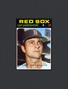 Carl Yastrzemski 1971 Topps #530 - Boston Red Sox - Mint
