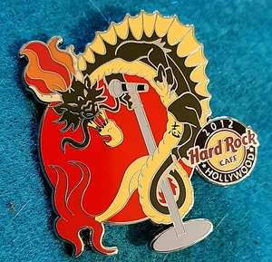 HOLLYWOOD BOULEVARD 2012 SINGINING DRAGON *AMBITION* KEYBOARD Hard Rock Cafe PIN - Picture 1 of 1