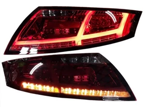 LED Rückleuchten für AUDI TT TTS 8J rot schwarz LED Heckleuchten Rücklichter - Bild 1 von 6