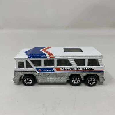 GREYHOUND BUS AMERICRUISER Blackwall Car 1979 HONG KONG Hot Wheels Original  - Image 1 of 4