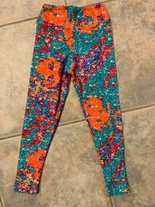Girls LuLaRoe Kids Size S M 2T - 6 Leggings Pants Multi Color JC002-2 102016 - Picture 1 of 3