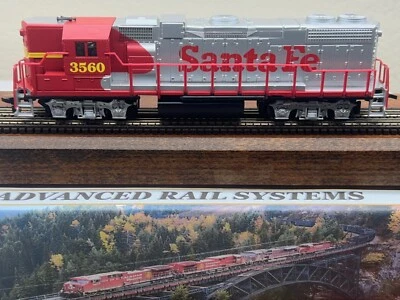 ATSF SANTA FE GP38-2 HIGH NOSE RED WARBONNET LOCO -DC HO Scale " LIFE LIKE " NEW - Image 1 of 4
