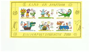NIEDERLANDE SC.B720 2000 KINDERHILFE POSTFRISCH S/S BK2 - Bild 1 von 1