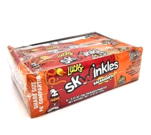 Lucas Skwinkles Salsagheti Sandia Gusano Watermelon Mango Mexican Candy Share Sz - Picture 1 of 5