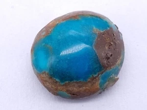 Natural Certified Untreated Turquoise Round Shape Loose Gemstone 15.60 Ct - Picture 1 of 6
