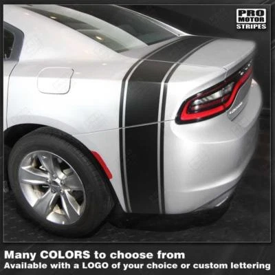Dodge Charger 2015-2023 Bumblebee Trunk Rear Stripes Decals (Choose Color) - Изображение 1 из 2