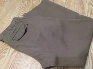 banana republic dark khaki casual pants 33x30 acutal inseam 28.5 inches - Picture 1 of 8