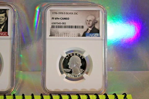 1976 S SILVER WASHINGTON QUARTER NGC PF 69 *STAR* CAMEO! TOP POP "289" WOW++ Cover