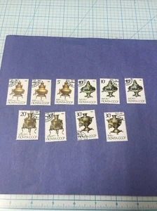 USSR 1989 SAMOVARS in STATE MUSEUM 4 STAMPS SCOTT 5750-5753/doubles. $1 Ships. - Picture 1 of 12
