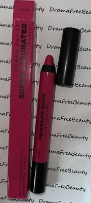 Color de labios Urban Decay súper saturado de alto brillo ~CRUSH~ rosa fucsia fresco nuevo en caja Foto 1 de 4