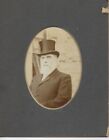 Vintage Photograph, Man In Top Hat, D.S. Pearce 1912