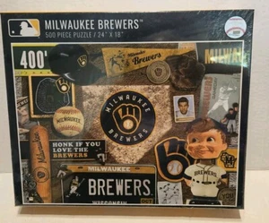 YOU THE FAN☆500 PIECE JIGSAW PUZZLE☆MILWAUKEE BREWERS☆NIB - Picture 1 of 6