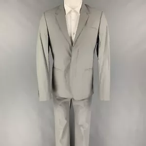 CALVIN KLEIN COLLECTION Size 38 Grey Polyurethane Polyester Suit - Picture 1 of 11