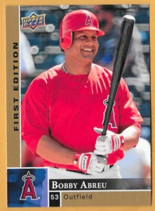 BOBBY ABREU ANGELS #339 - UPPER DECK FIRST EDITION NM-MT 2009 - Picture 1 of 2