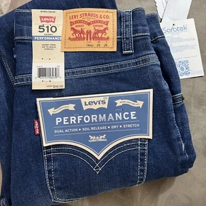 Levi's 510 Skinny Performance Jean 18 REG 29x29 Boys Hip To Anale Stretch NWT - Picture 1 of 12