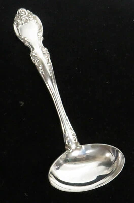 CUCHARÓN DE SALSA GORHAM PLATA ESTERLINA MELROSE 7" Foto 1 de 4