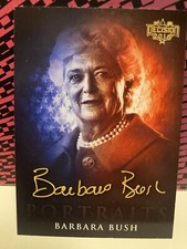 2022 DECISION ~ 2016 BARBARA BUSH FIRST LADIES CARD #FLP1