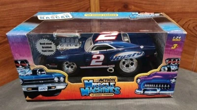 NIB ACTION MUSCLE MACHINES #2 RUSTY WALLACE '69 DODGE CHARGER  - Image 1 of 4