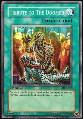 Yu-Gi-Oh! Tribute To The Doomed MRD-057 1.Edition Super Rare American NM-MINT - Bild 1 von 4
