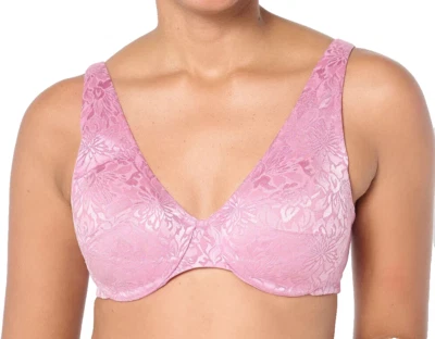 Breezies~Sujetador con aros de encaje Dahalia~36B~Mauve~A655460~Sin relleno 11941 Foto 1 de 3