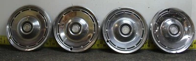 Juego de 4 tapacubos de 14" cubiertas de rueda OEM #387 395 1976-77 Dodge Charger Aspen (2163 Foto 1 de 4