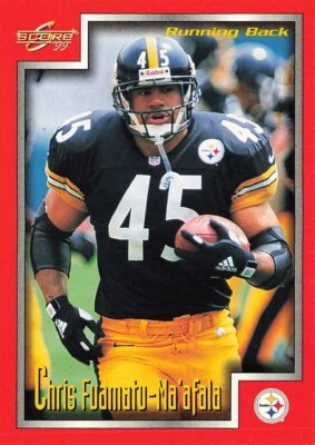 1999 Score #111 Chris Fuamatu-Ma'afala Pittsburgh Steelers - Image 1 of 2