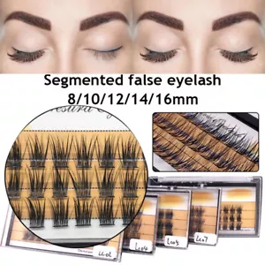 8-16mm Mix Volume Cluster Eyelash Extension Individual Russian False Mink Lashes - Picture 1 of 17