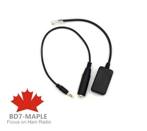 Adattatore cuffie/auricolari PTT 3,5+6,5mm Yaesu FT-891 Yaesu FT-857D - Foto 1 di 1
