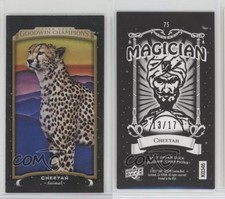 2017 Upper Deck Goodwin Champions Metal Mini Black Magician Back /17 Cheetah #75