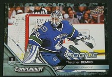 2016-17 16/17 Upper Deck Compendium BLUE ROOKIE #848 Thatcher Demko Canucks