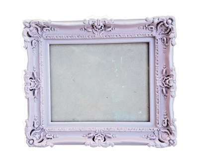 Marco de fotos rosa pálido 11x14 clásico de pared ornamentado marcos de bebé arte impresiones en lienzo Foto 1 de 4