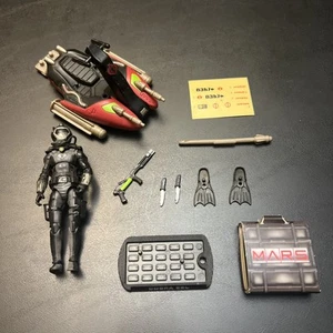 Gi Joe 3.75 Action Figure Loose Cobra EEL w/ Wave Crusher 2009 v6 Complete L7 - Picture 1 of 6