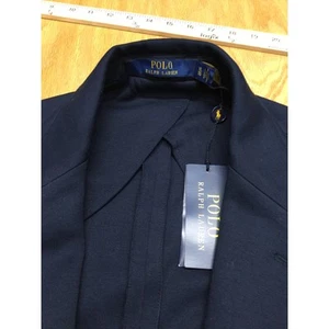 Polo Ralph Lauren Blazer Men's XL Blue Three-Button Suit Jacket Career Classic - Picture 1 of 6