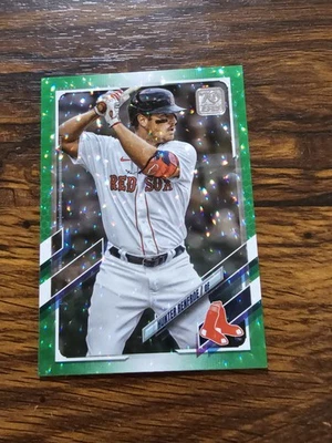 2021 Topps Update Ice Green Foil Hunter Renfroe /499 Red Sox - Image 1 of 2