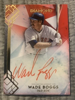 2020 Topps Diamond Icons #AC-WB Wade Boggs On Card Auto #3/5 - Red Sox HOF - Image 1 of 3