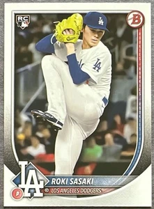Roki Sasaki 2025 Bowman #22 Los Angeles Dodgers Paper Base Rookie Card - Bild 1 von 1