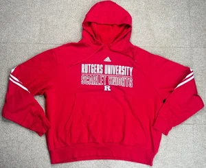 Adidas NCAA Rutgers University Scarlet Knights Langarm Hoodie Größe 2XL - Bild 1 von 8