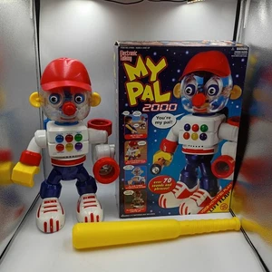 Vintage My Pal 2000 sprechender Spielzeug Roboter Marvel Entertainment 1999 mit Box LESEN - Bild 1 von 16