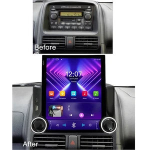 9.7" Apple Carplay For 2001-2006 Honda CRV Android 13 Car Stereo Radio GPS WIFI - Picture 1 of 17